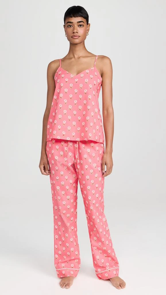 BedHead PJs Cotton Poplin Cami Long PJ Set 1