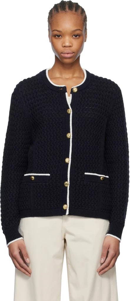 Rag & Bone Navy Daria Cardigan 1