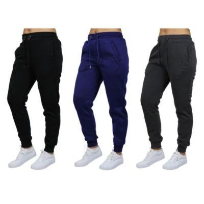 Blue Ice Ice Womens Loose Fit  Heavyweight Classic Fleece Jogger Sweatpants  3 Pack 1