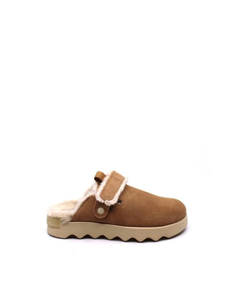 Sorel Viibe Suede Cozy Clog In Tawny Buff/natural 2