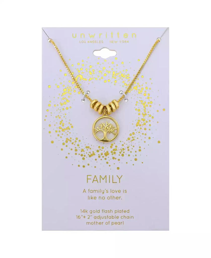 Mother of Pearl Family Tree Pendant Necklace – On Sale Now with Up