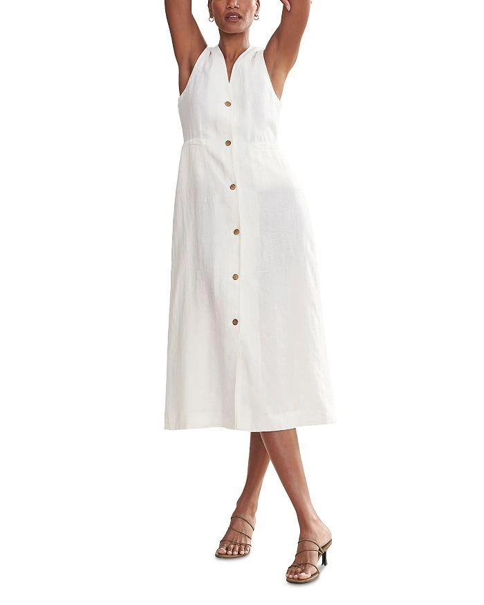 Jenni Kayne Callan Linen Button Front Midi Dress - Dresses & Skirts - Free  Shipping - BeyondStyle