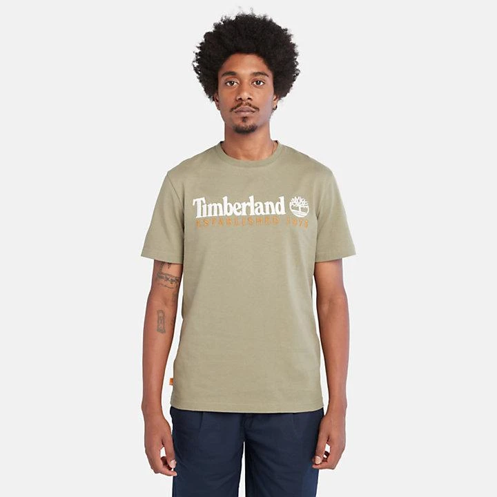 Timberland Outdoor Heritage Logo T-Shirt for Men in Green 1