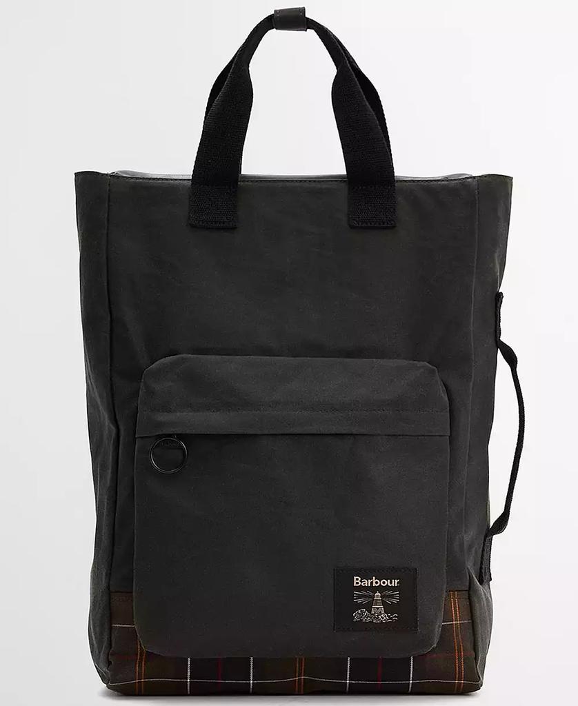 Barbour Men's Field Wax Zipper Large Backpack