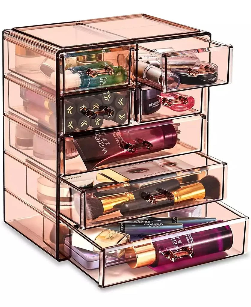 Sorbus 7 Drawer Acrylic Makeup Organizer Case for Cosmetics, Makeup and Jewelry