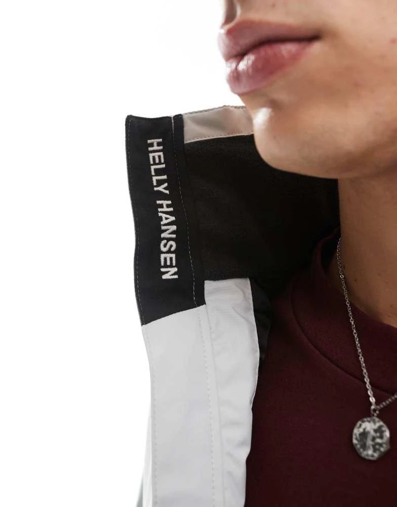 Helly Hansen Helly Hansen Crew hooded midlayer sailing jacket 2.1 in grey 3