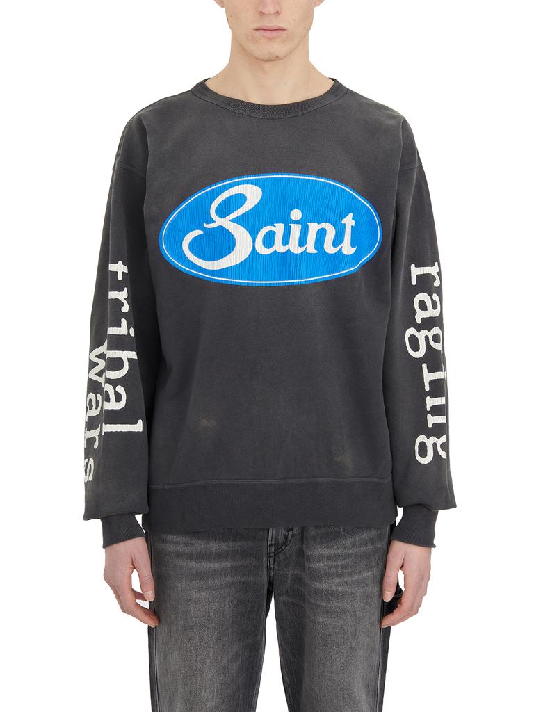 Balenciaga Surfer Cracked Vintage Cotton T-shirt - T-Shirts
