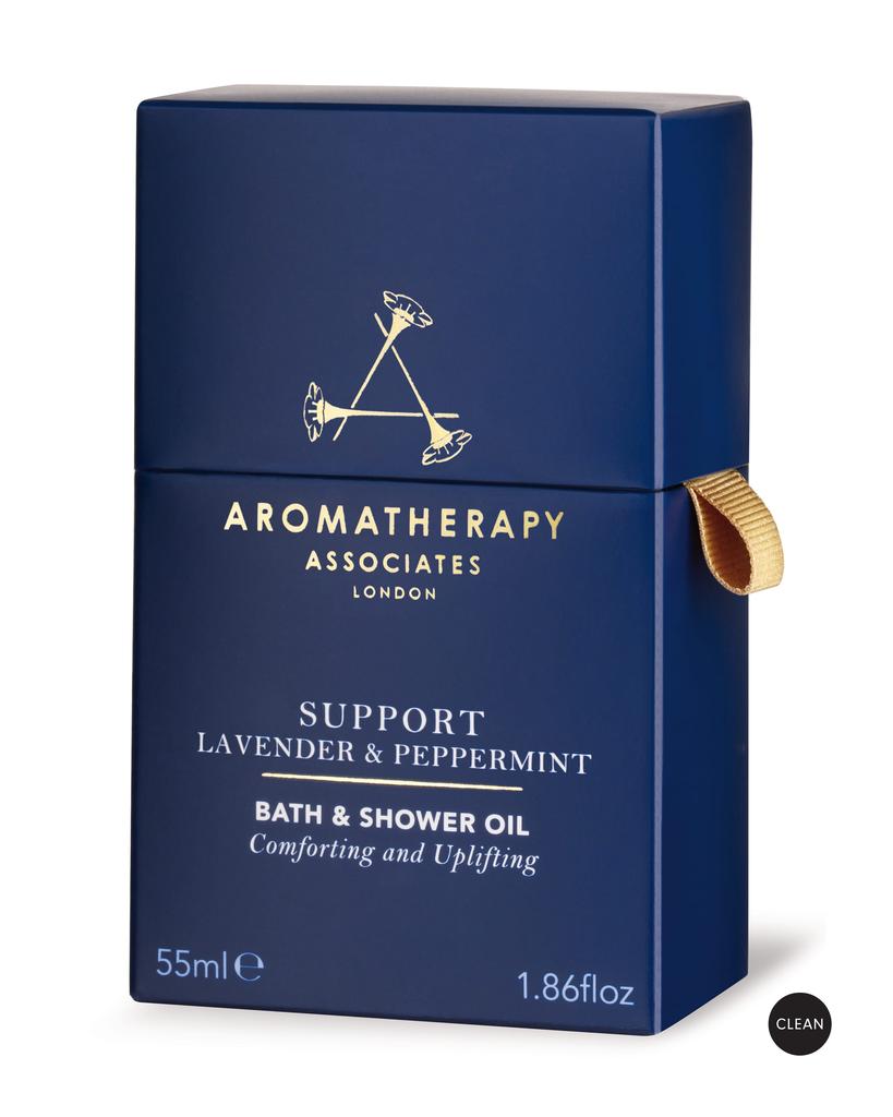 Aromatherapy Associates Support Lavender & Peppermint Bath and Shower Oil, 55mL/ 1.85 oz.