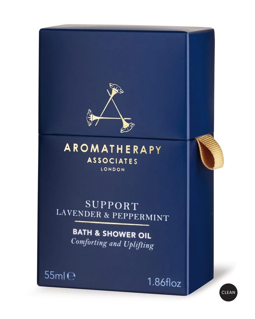 Aromatherapy Associates Support Lavender & Peppermint Bath and Shower Oil, 55mL/ 1.85 oz. 2