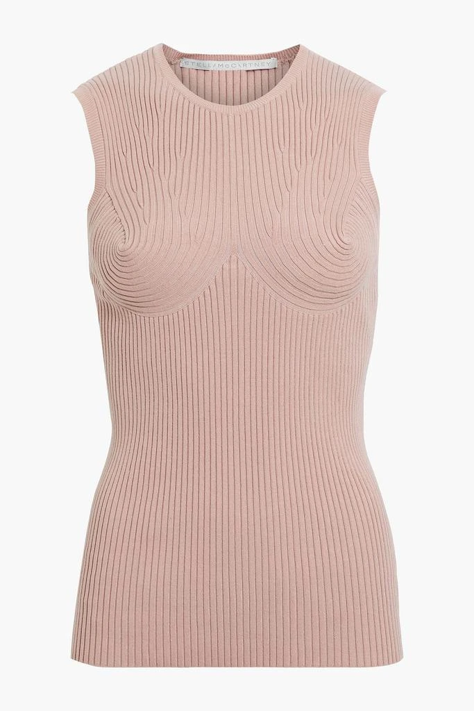 Stella McCartney Ribbed cotton-blend tank 1