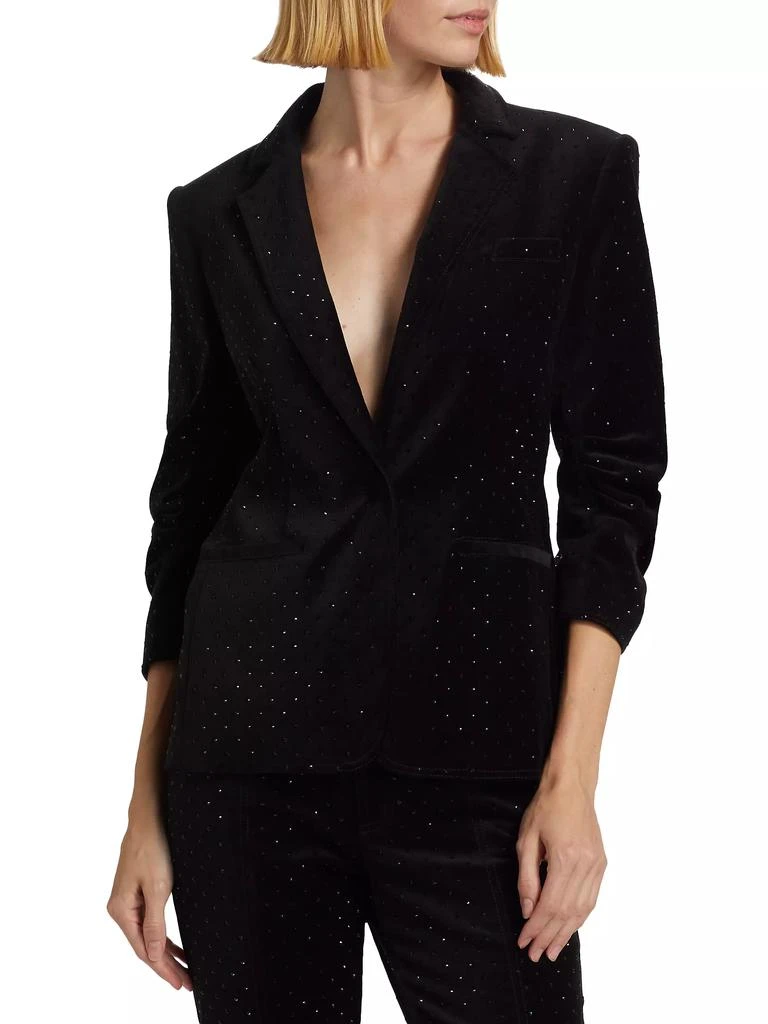 Cinq à Sept Khloe Ditsy Velvetine Blazer 3