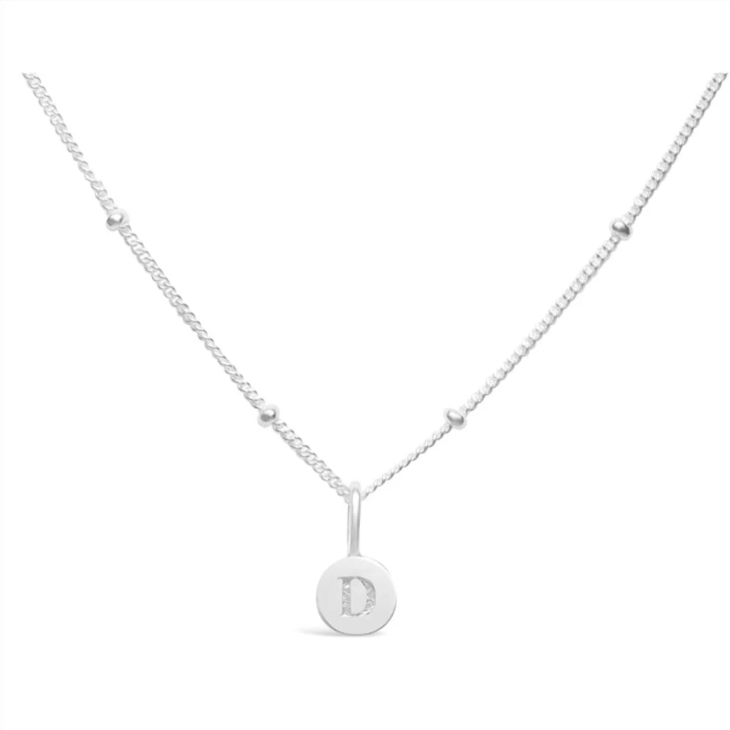 Stia Stia - Women
s Love Letters Mini Disk Letter Necklace