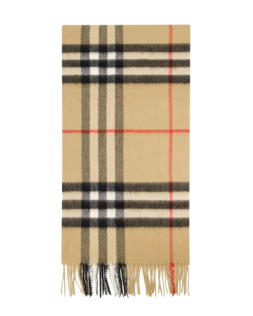 Burberry Mu Giant Check Scarf -  - Cashmere - Archive Beige 2
