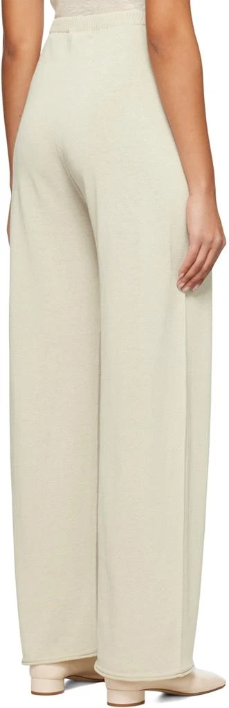 Low Classic Beige Semi-Sheer Lounge Pants 3