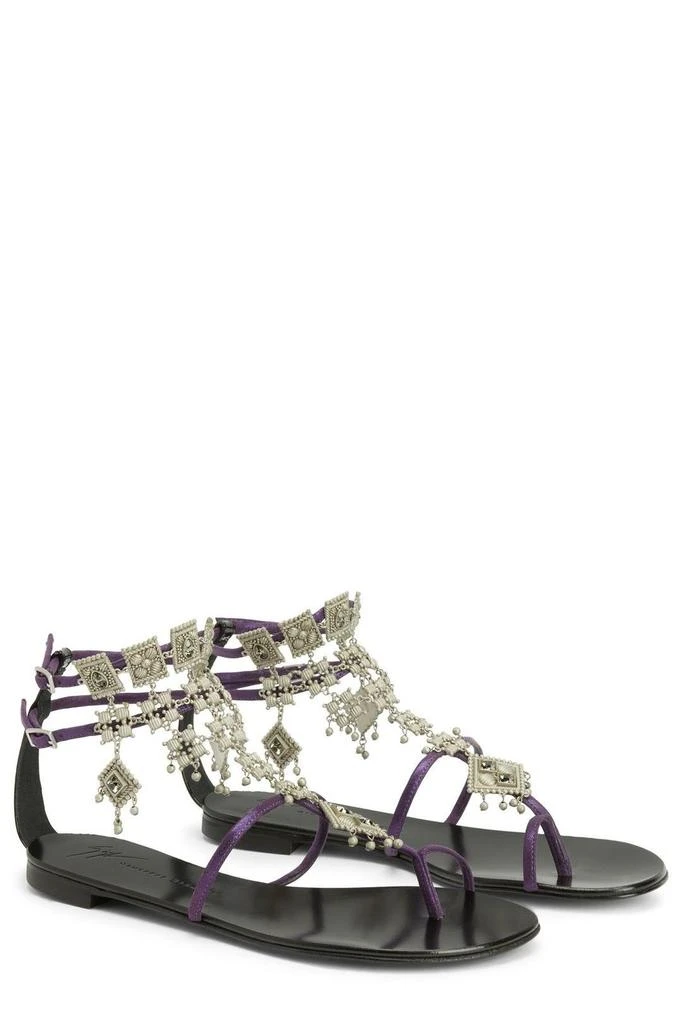 Giuseppe Zanotti Giuseppe Zanotti Embellished Suede Sandals 2