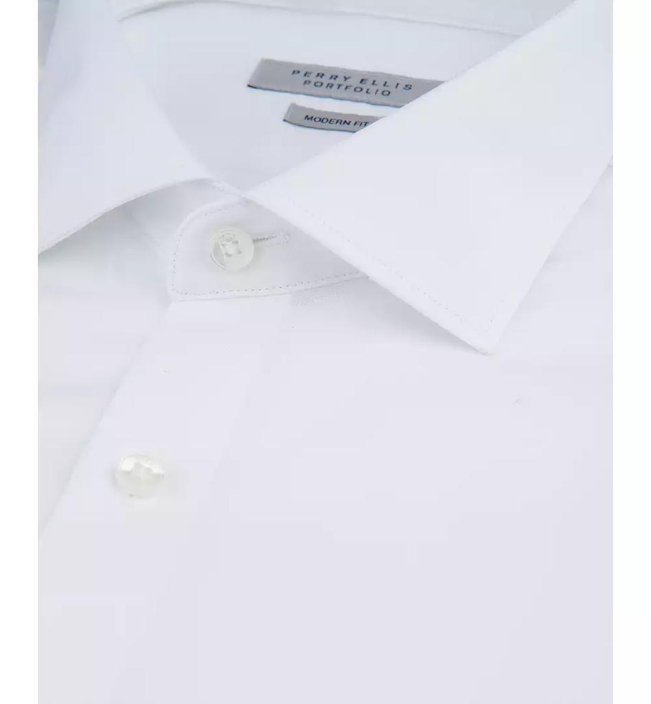 Perry Ellis Perry Ellis Men's Modern-Fit Lux Twill Solid Dress Shirt
