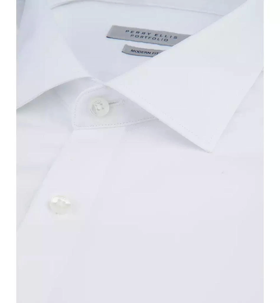 Perry Ellis Perry Ellis Men's Modern-Fit Lux Twill Solid Dress Shirt 2