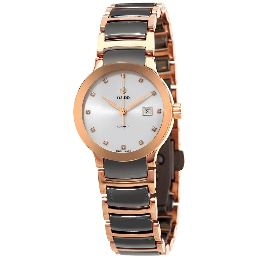 Rado Automatic Diamond Silver Dial Ladies Watch R30183762 1
