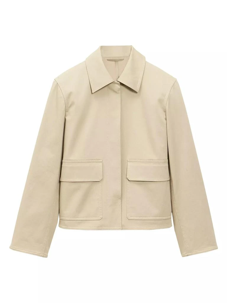Theory Cotton Boxy Patch Jacket 1