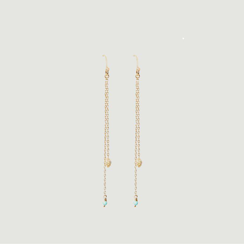MONSIEUR Papaya earrings Vermeil MONSIEUR