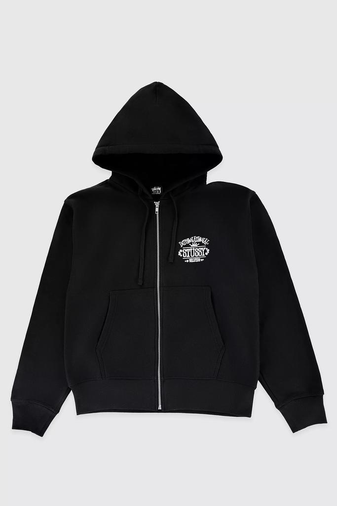 早い者勝ち　Stussy Outline Zip Hoodie Stussy Outline Zip Hoodie Olive Men's - SS24 - US