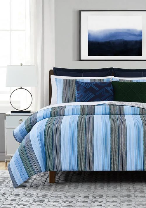 Tommy Hilfiger Hilfiger Explorer Stripe Comforter Set 1