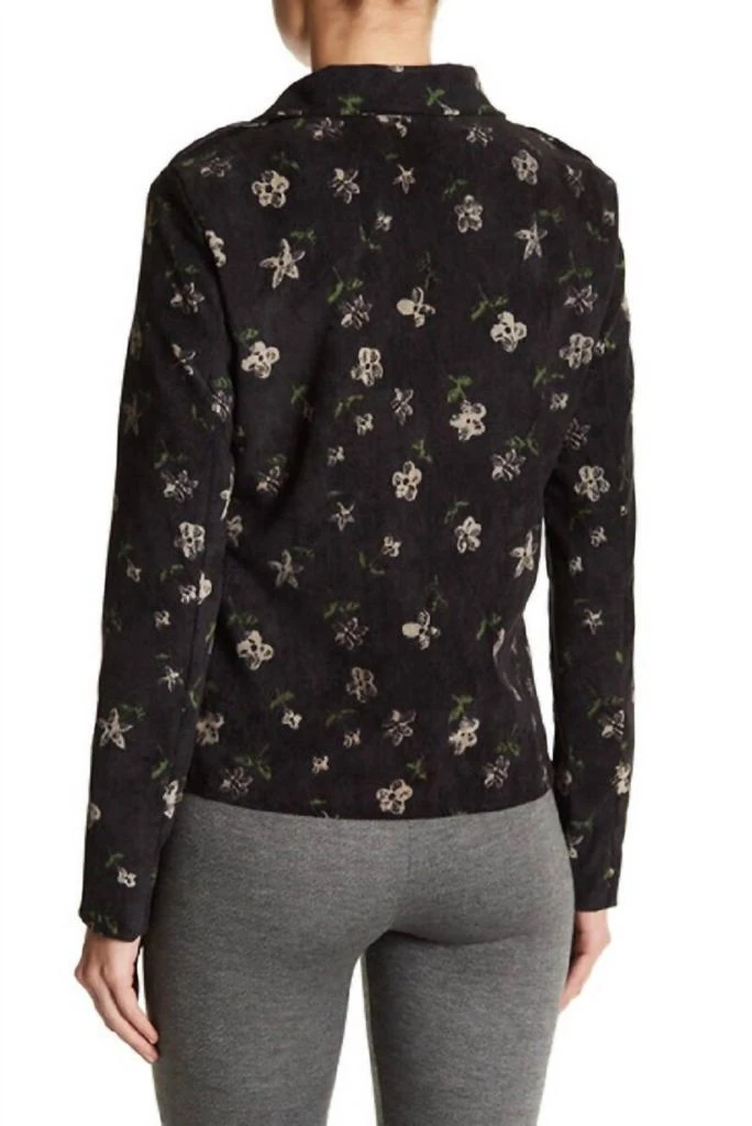 ROMEO 
JULIET COUTURE Romeo 
Juliet Couture - Floral Moto Corduroy Jacket 2