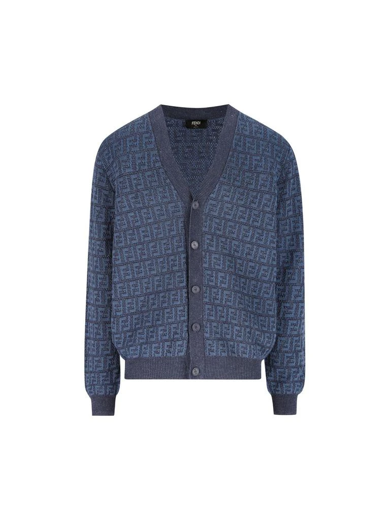 Fendi Fendi FF Motif Regular Fit Cardigan 1