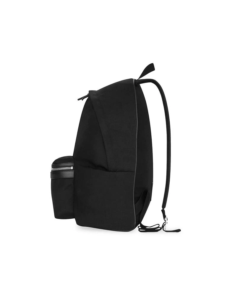 Yves Saint Laurent City Backpack in Nylon Canvas and Leather 3