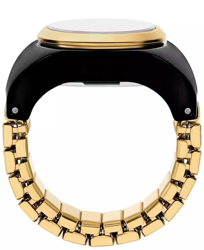 Fossil Women's Two-Hand Gold-Tone Stainless Steel Ring Watch, 15mm 4