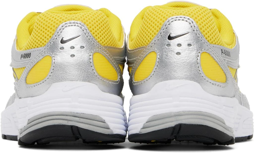 NIKE Silver & Yellow P-6000 Sneakers 2