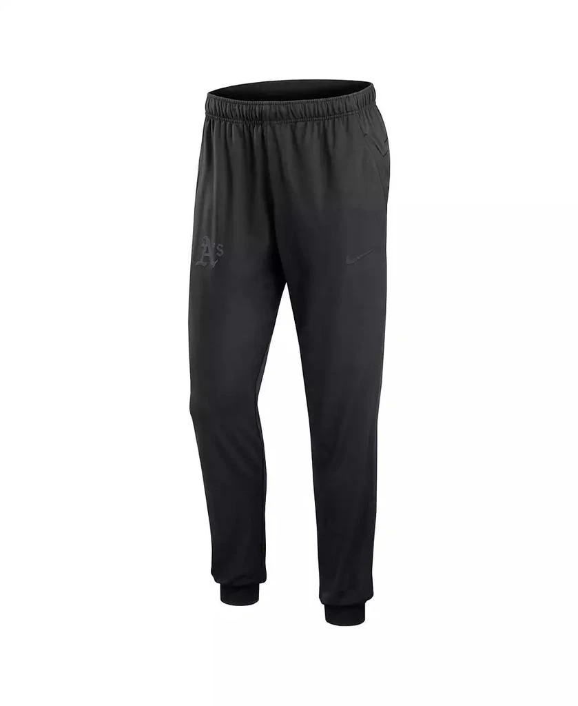 NIKE Men's Black Oakland Athletics Authentic Collection Travel Performance Pants 2