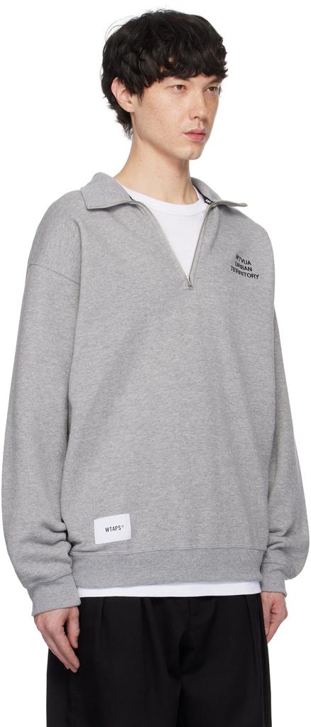 Wtaps Gray DEPST 01 Sweatshirt