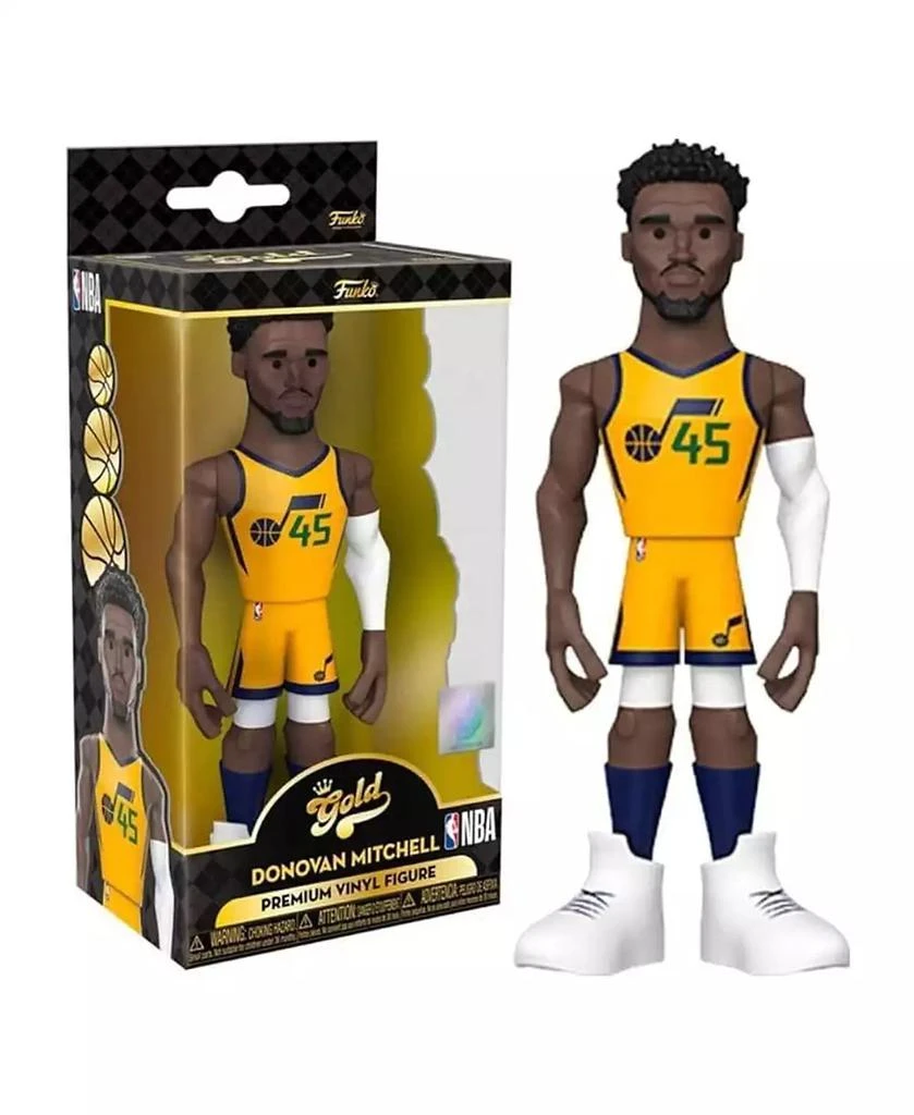 Funko Utah Jazz NBA Gold 5 Inch Vinyl Figure | Donovan Mitchell 3