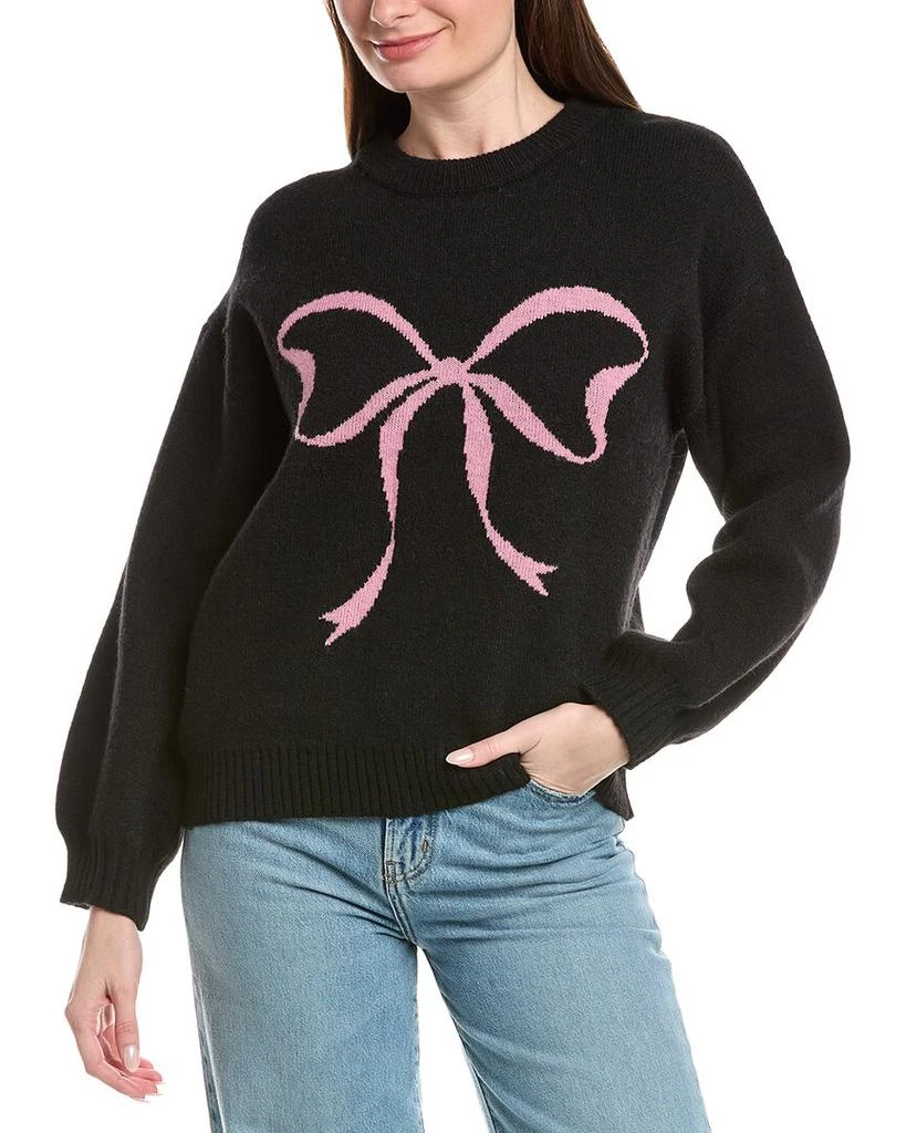 GIRL DANGEROUS Girl Dangerous Bow Sweater