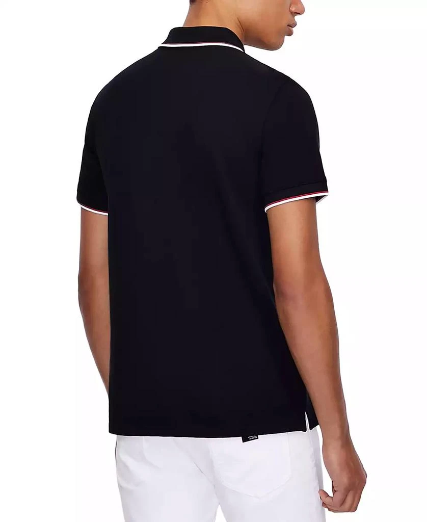 Armani Exchange Men's Contrast Tipped Polo Shirt 8