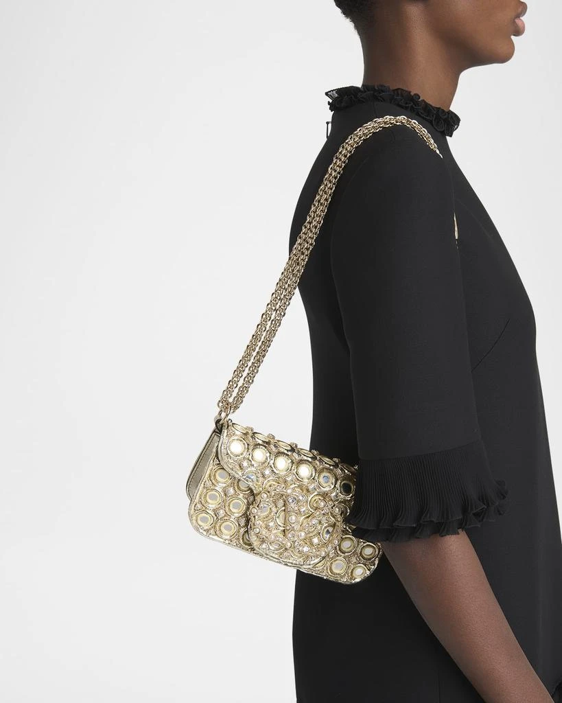 Valentino Loco Small Mirror Embellished Shoulder Bag 2