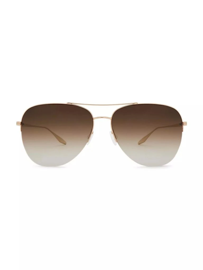 Barton Perreira Chevalier 57MM Aviator Sunglasses 2