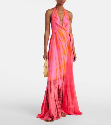 ANNA KOSTUROVA Silk maxi dress