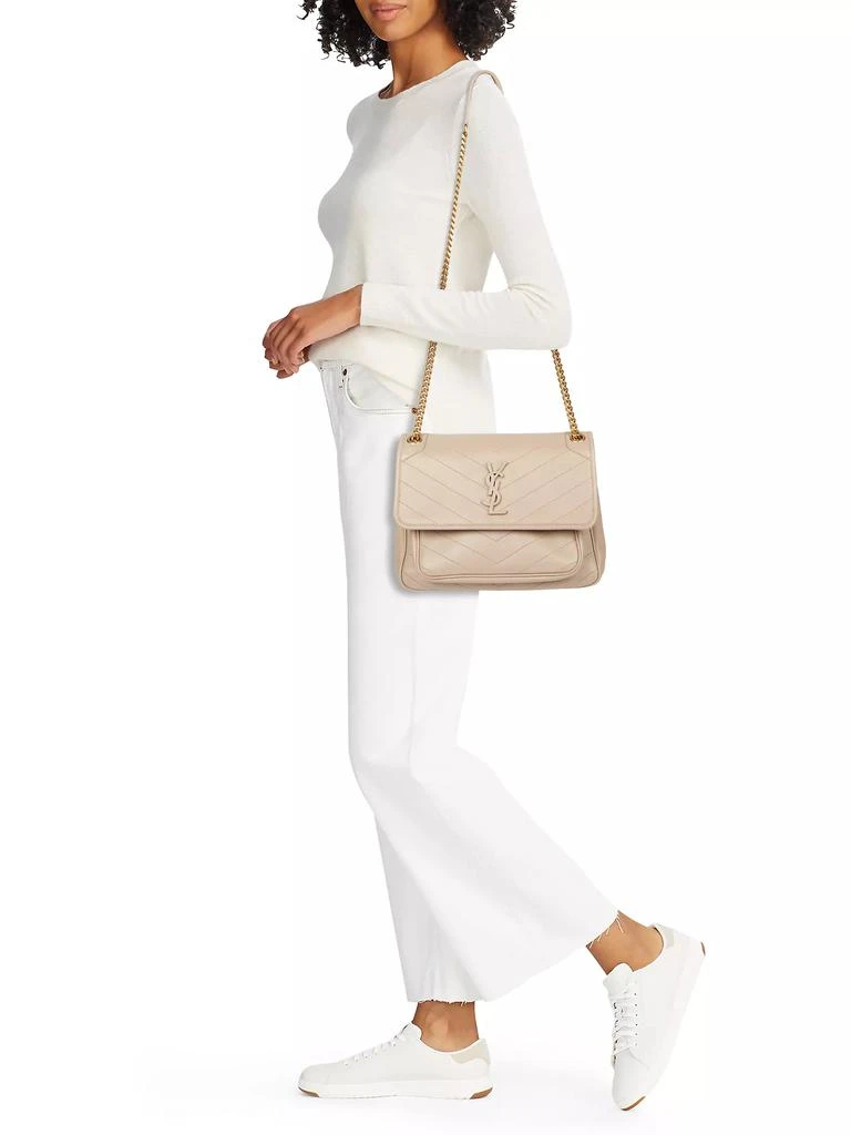 Yves Saint Laurent Medium Niki Leather Shoulder Bag 2