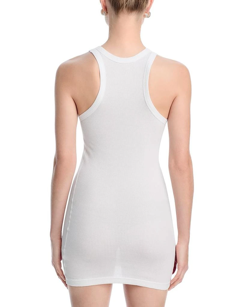 Alexander Wang Ribbed Knit Racerback Tank Dress 4