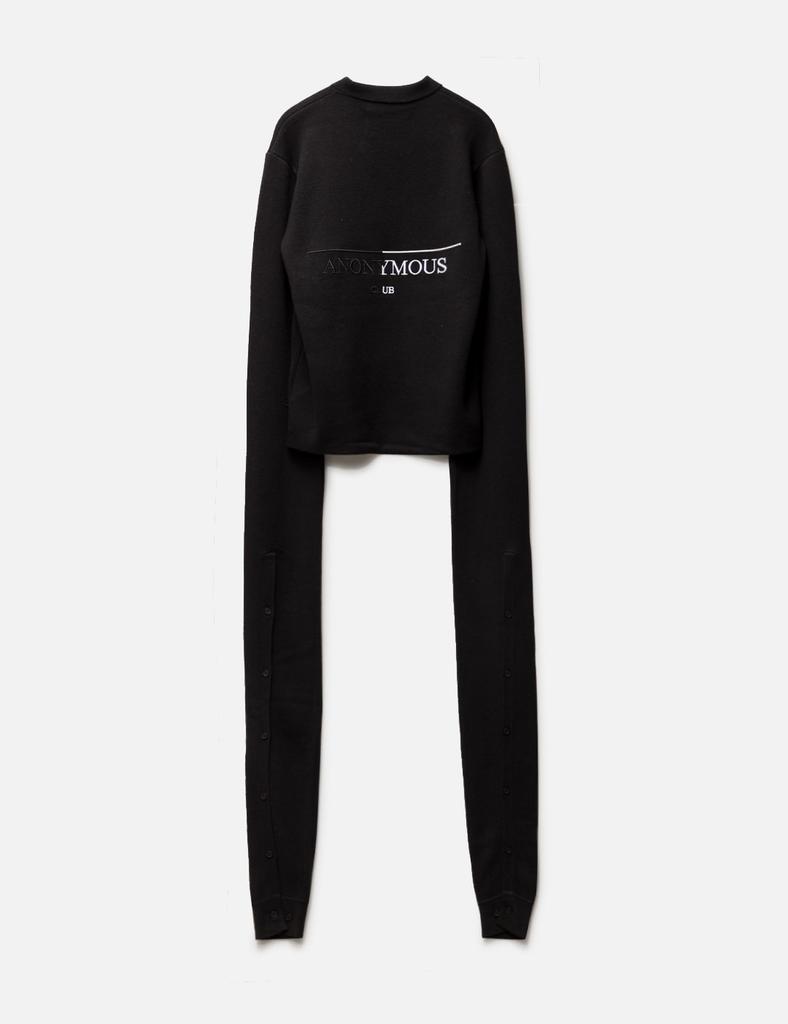 ANONYMOUS KNIT LONG SLEEVE POLO
