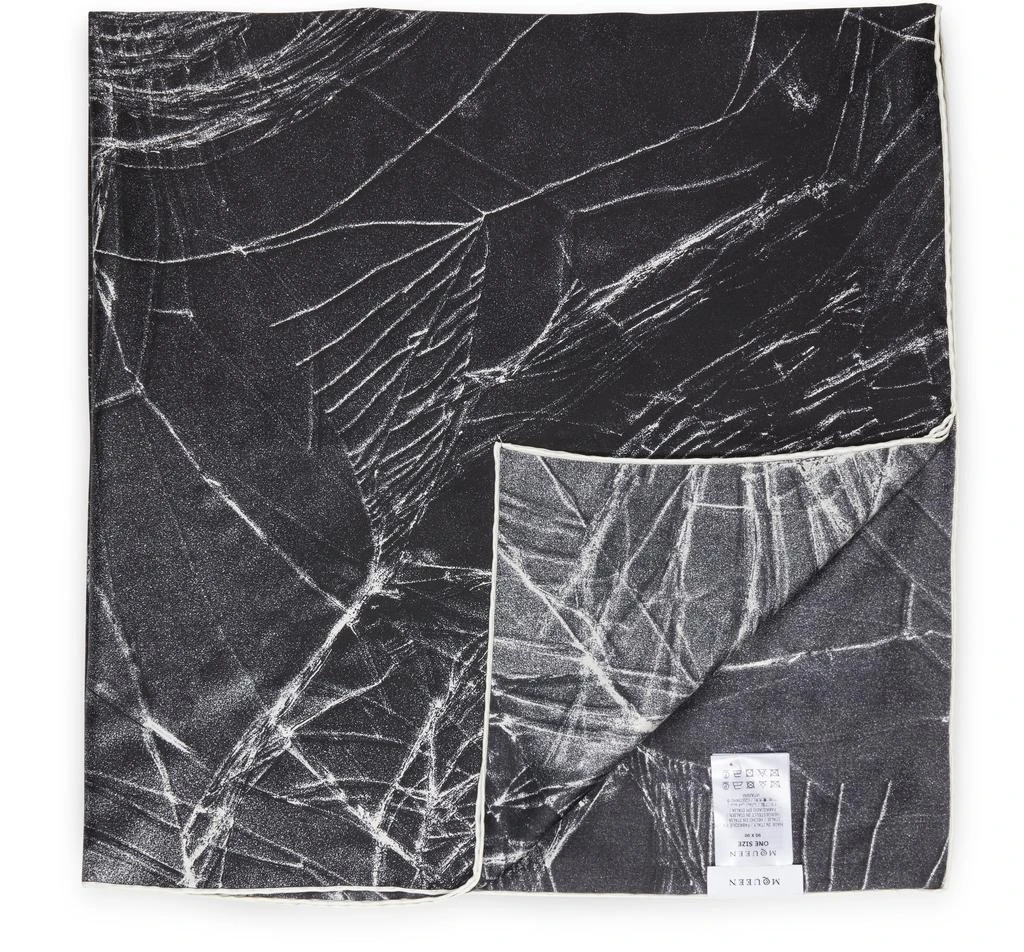 Alexander McQueen Silk smashed glass scarf 2