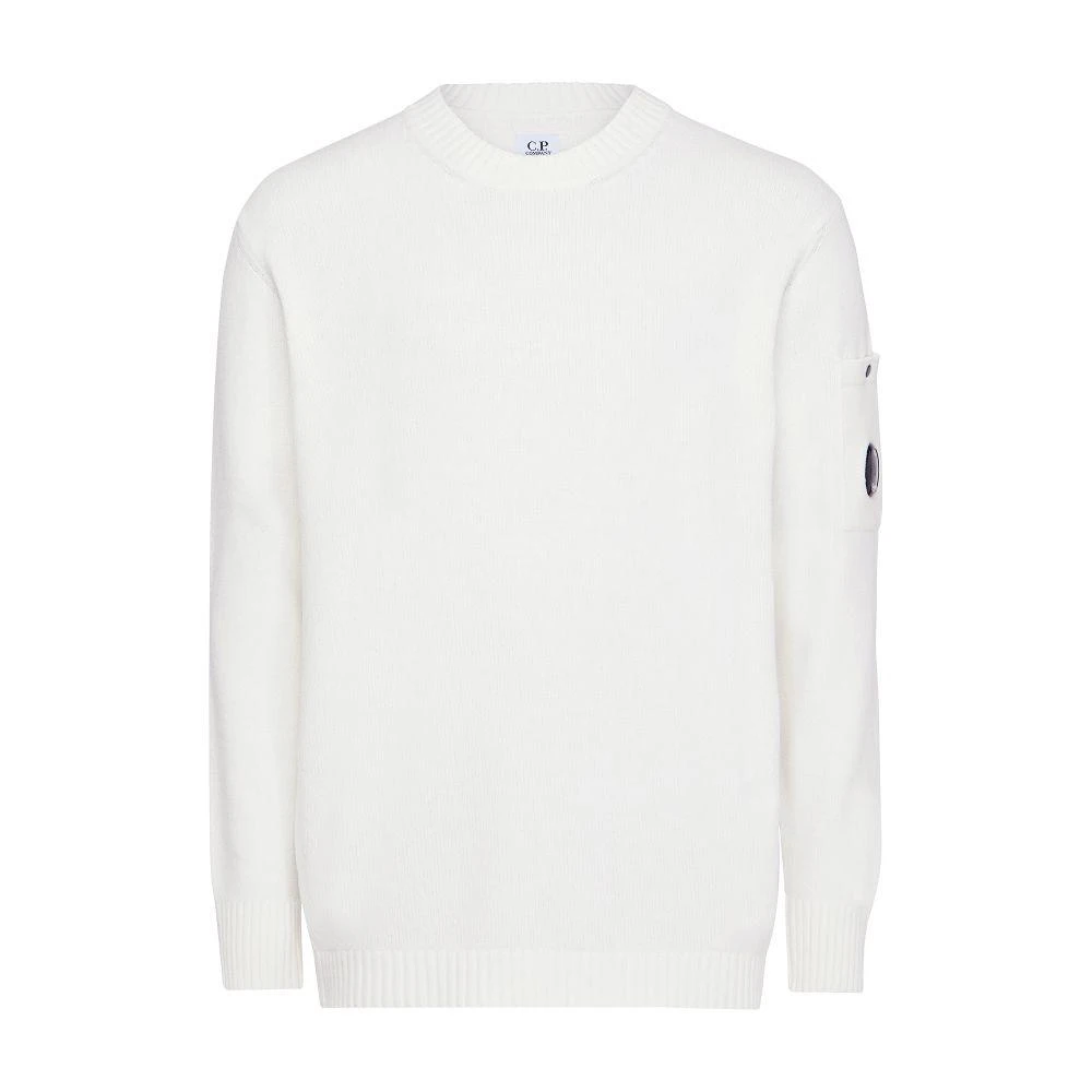 CP Company Lens round-neck cotton chenille sweater 7