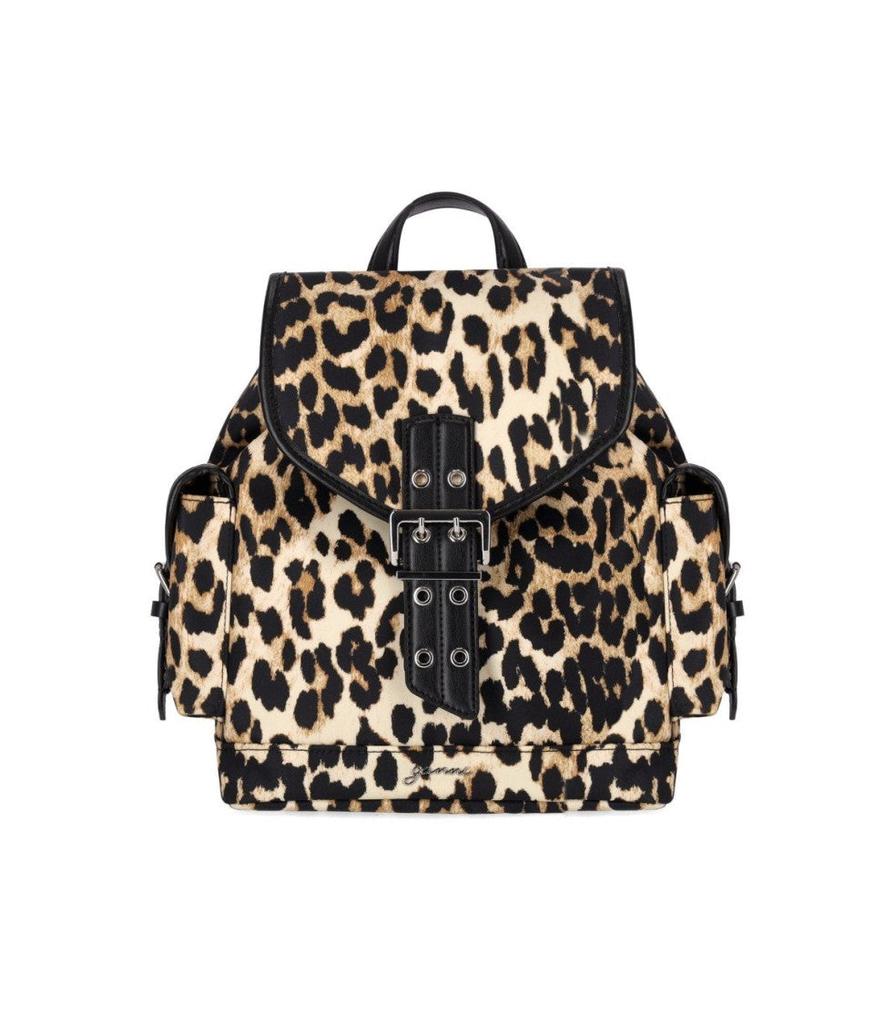 Ganni Bucky Animalier Small Backpack