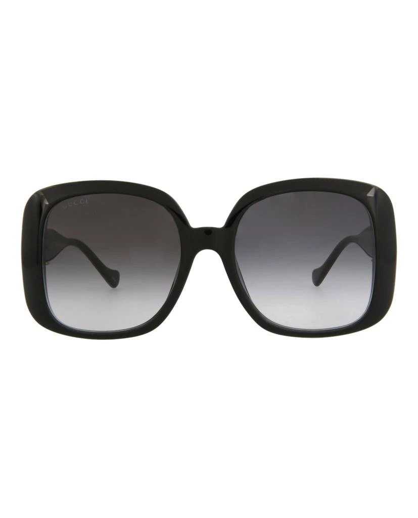 Gucci Square-Frame Injection Sunglasses 1