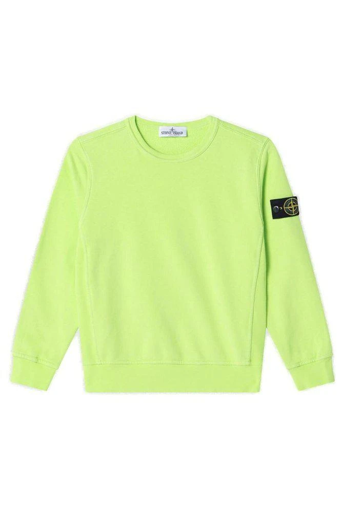 Stone Island Junior Stone Island Junior Logo Patch Sweatshirt
