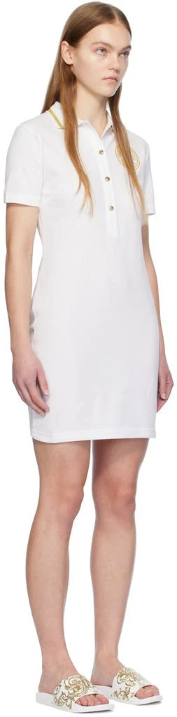 Versace White Appliqué Minidress 2