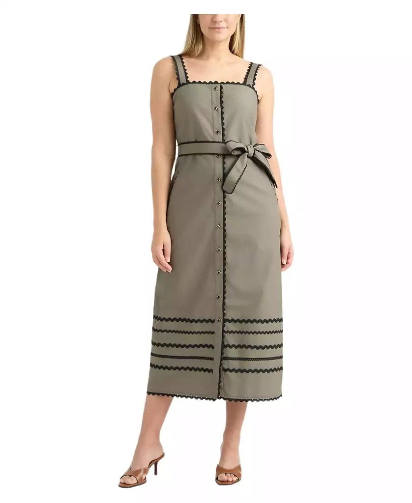 knee length dresses for ladies Anthropologie Square Neck Midi Dress Small Petite Black Sleeveless A-L –  Luxe Fashion Finds