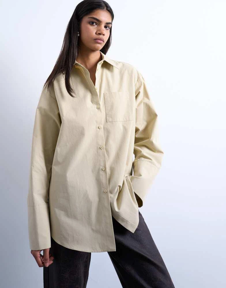 topshop oversized shirt dress Topshop - Oversized T-Shirt Dress - Women - Cotton